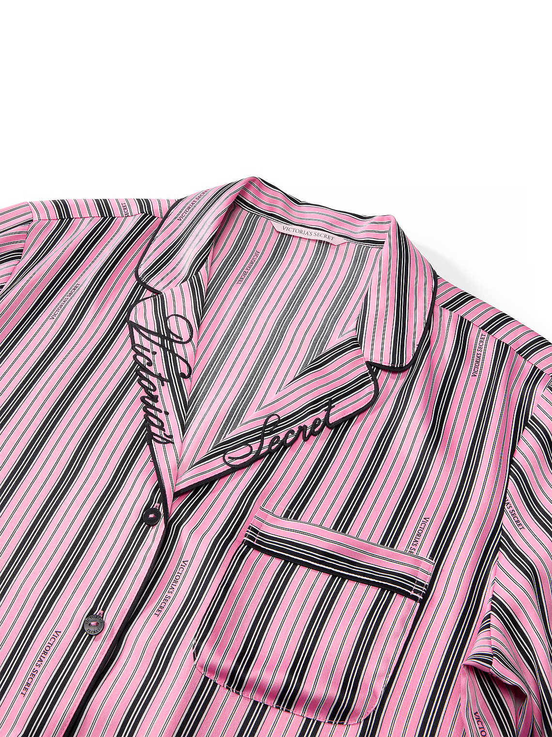 VS stripes satin pj set