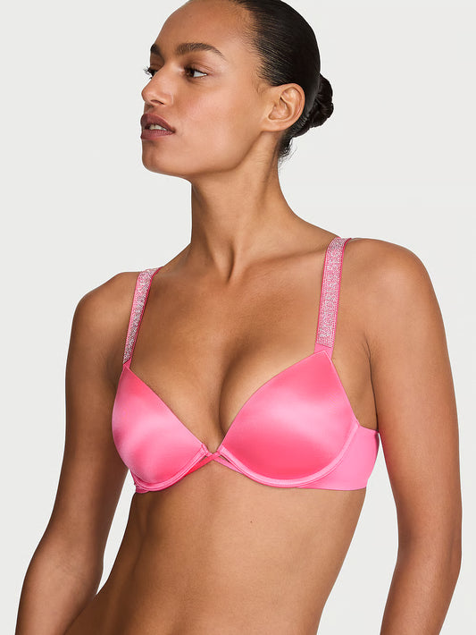 VS shine push up bra Bombshell pink
