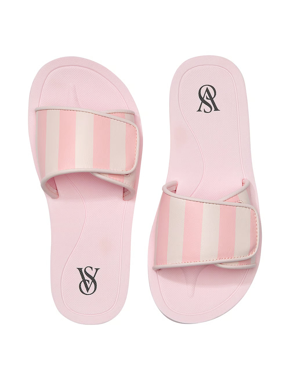VS stripe icon sandal