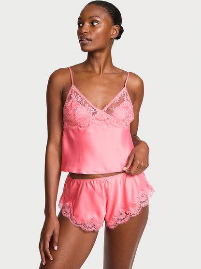 VS SATIN short set