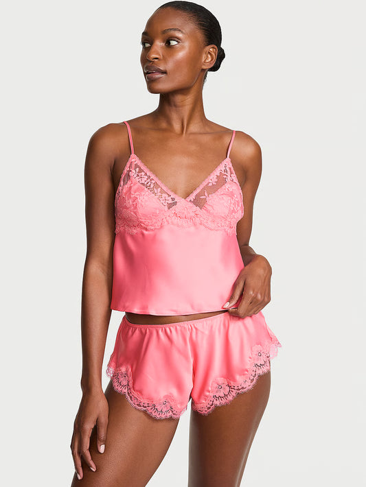 VS SATIN short set