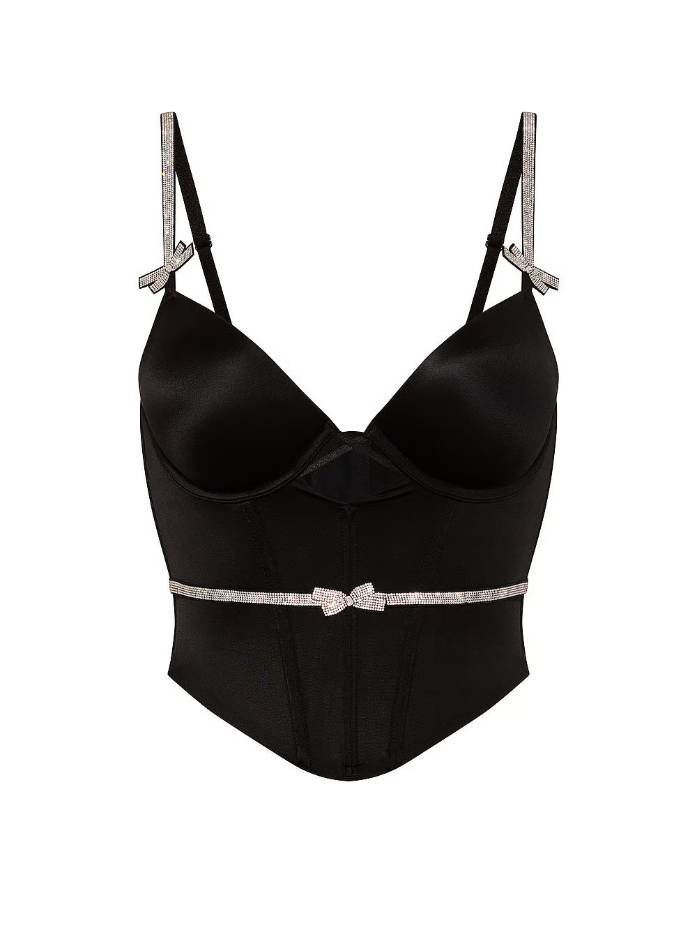 Vs push up shine corset top