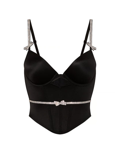 Vs push up shine corset top
