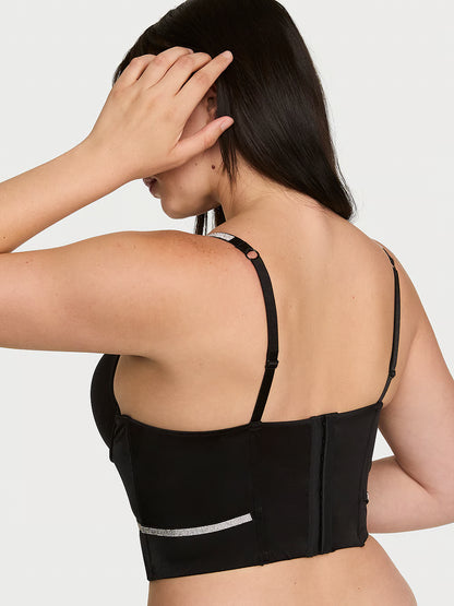 Vs push up shine corset top