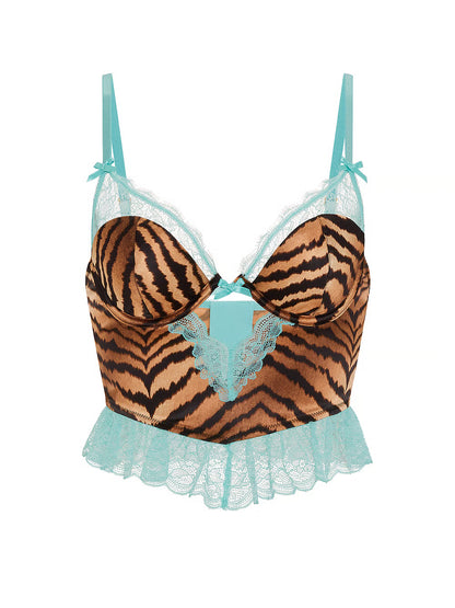 VS tease satin lace bra top