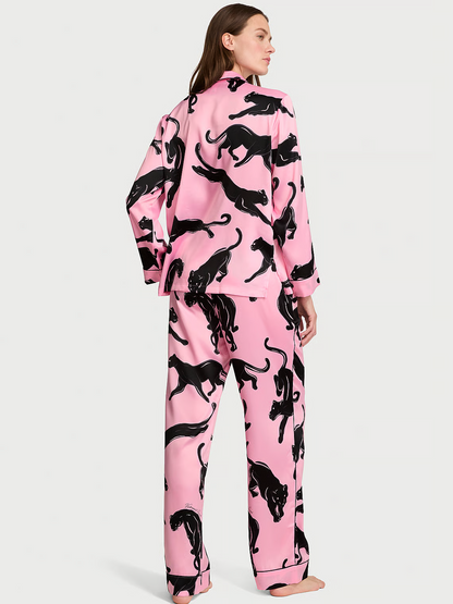 VS pink panthere satin pj