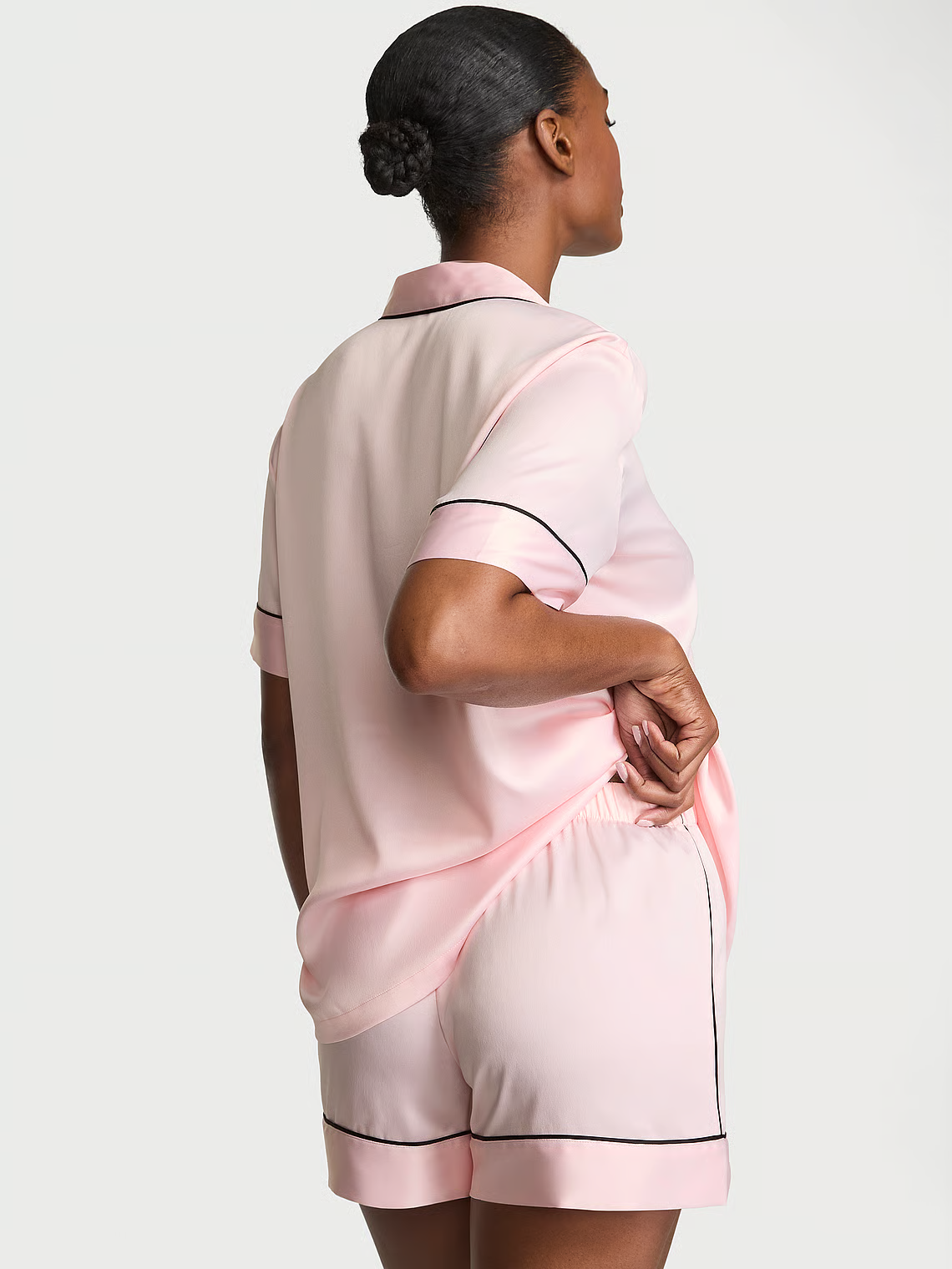 VS satin short pj set