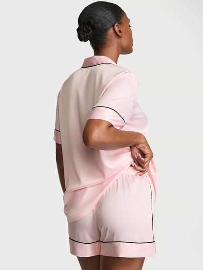 VS satin short pj set