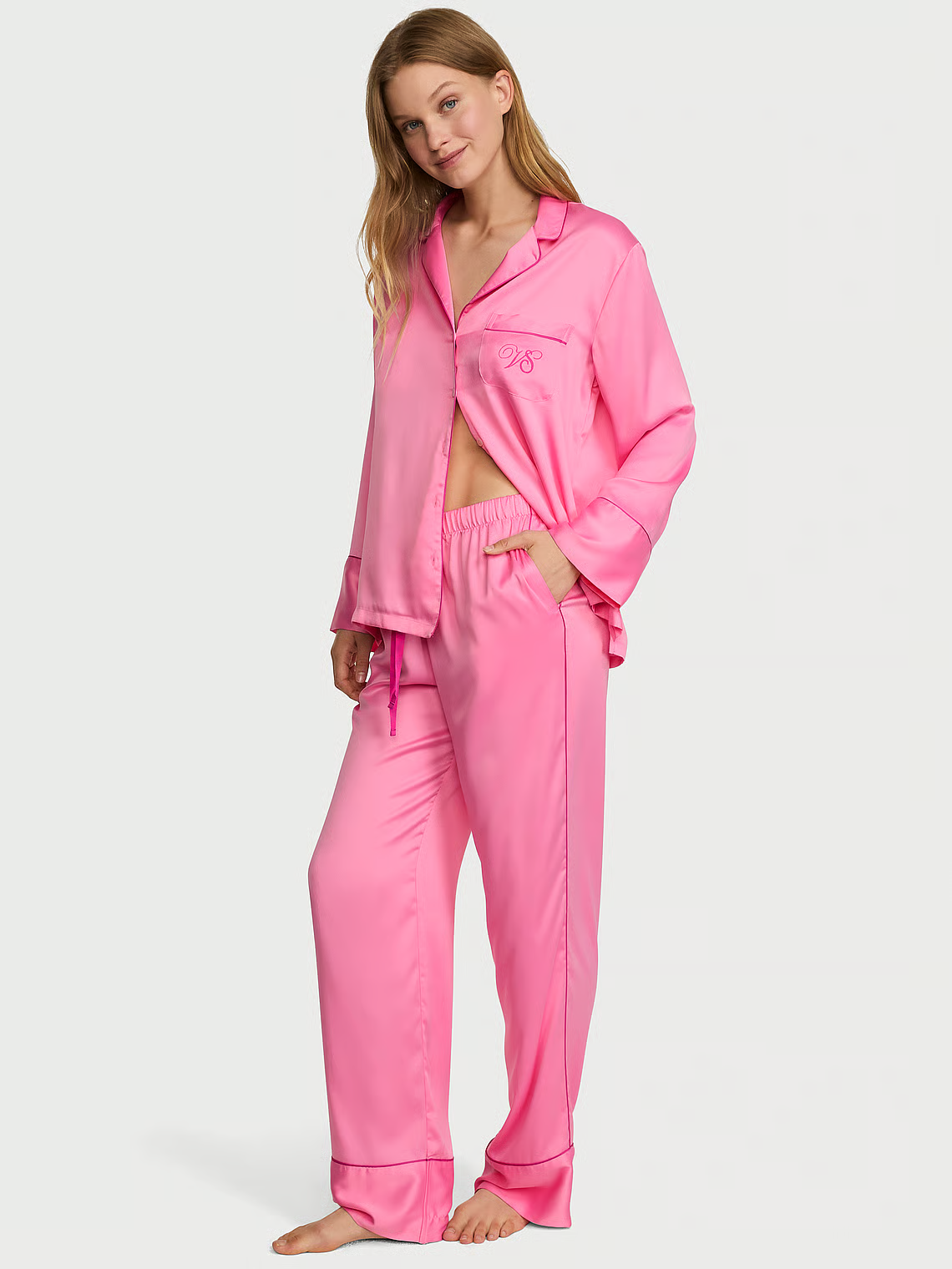 VS satin pj set
