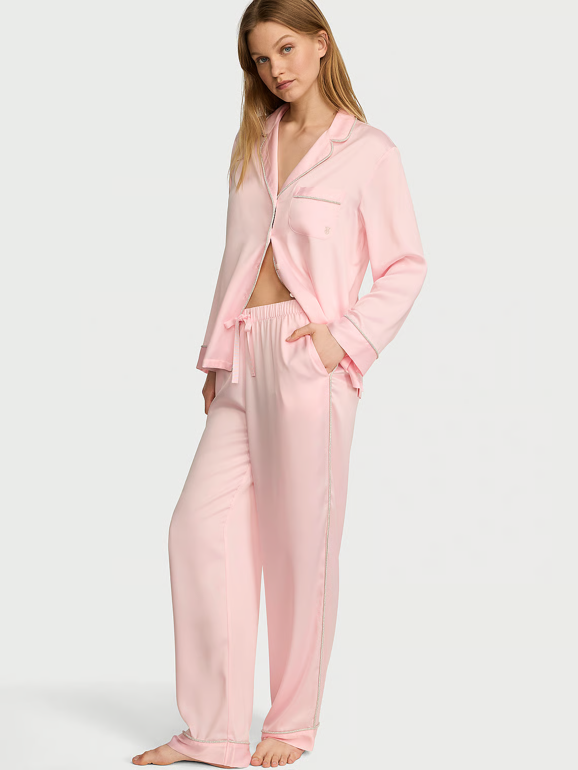 VS satin shine pj set