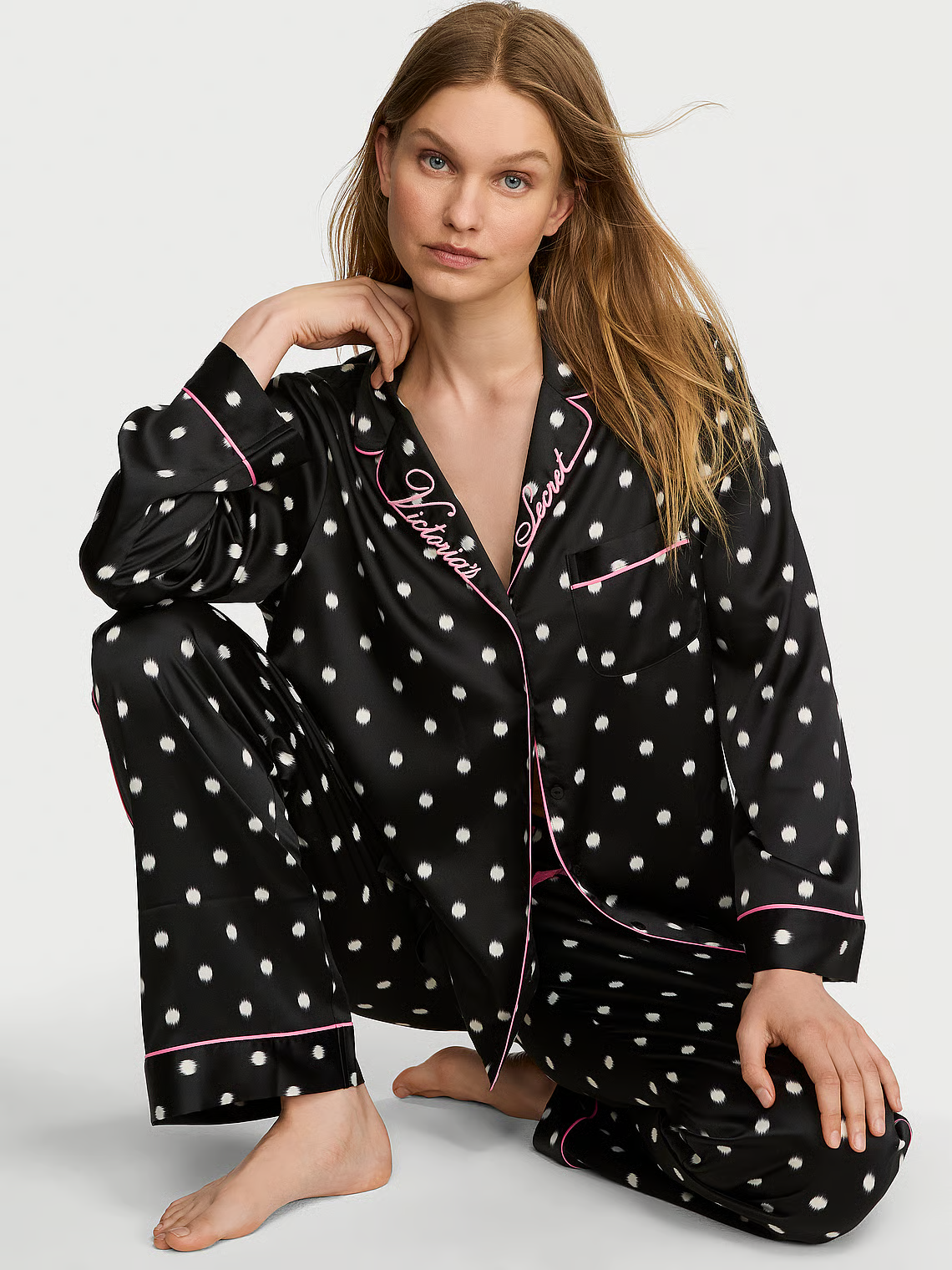 Vs satin pj set