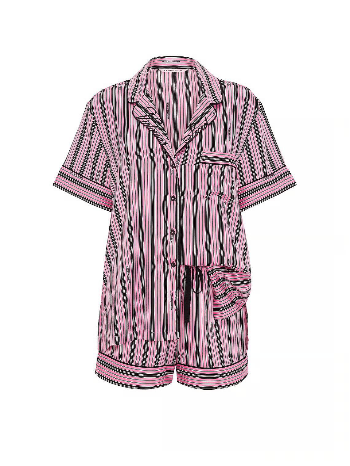 VS satin short pj set