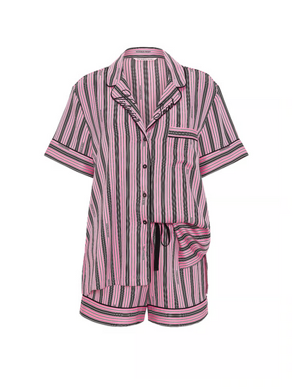 VS satin short pj set