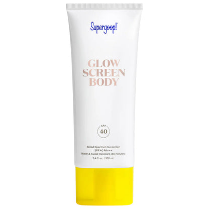 Supergoop! Glowscreen Body Lotion SPF 40 sunscreen
